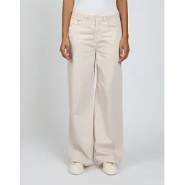 Gang Weite Jeans 94CARLOTTA weiter Fit im bodenlangen Palazzo-Style beige 29