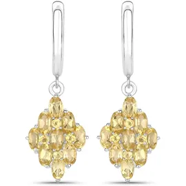 Rafaela Donata Ohrhänger K93 silber, gelb 37,8mm