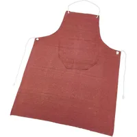 FELDTMANN Segeltuchschürze, rot/braun