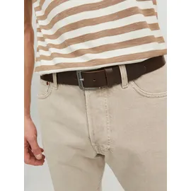 JACK & JONES Ledergürtel »JACROCK LEATHER BELT NOOS«, braun