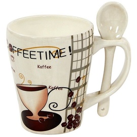 neuetischkultur Kaffeebecher mit Löffel, Coffeetime Dolomite