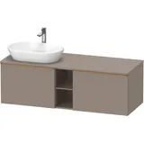 Duravit D-Neo Konsolenwaschtischunterbau wandhängend Basalt Matt 1400x550x459 mm - DE4950L04430000 DE4950L04430000