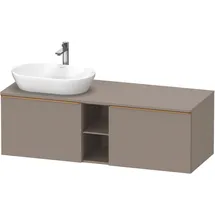 Duravit D-Neo Konsolenwaschtischunterbau wandhängend Basalt Matt 1400x550x459 mm - DE4950L04430000 DE4950L04430000