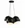 s.luce Ball 3-flg. 30 cm Rund / Schwarz
