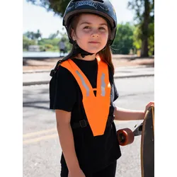 Korntex Multifunktionskragen für Kinder Haiti - signal orange - S