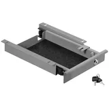 SO-Tech Cavo Schreibtisch Unterbauschublade abschließbar Breite: 220 mm grau 22 cm