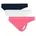 Sport Active Seamless Tanga Pink/Weiß/Schwarz M