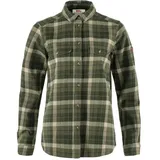 Fjällräven Damen Värmland Heavy Hemd, Green/Deep Forest, M