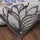 Sanat Teppich Floral 2 Outdoor, rechteckig, Höhe: 6 mm, In- und Outdoor geeignet, Blumen, Balkon, Terrasse, Außenbereich blau|grau 60 cm x 110 cm x 6 mm