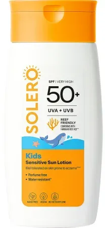 Solero Kids Sensitive Sun Lotion SPF50+ Reef Friendly 200ml