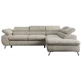 MKS Meble Ecksofa mit Schlaffunktion Peter - beige ¦ Maße (cm): B: 273 H: 76
