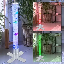 GLOBO RGB LED Wassersäule, Farbwechsler, klar, Fische, H 61cm