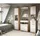 inn.furn Waschbeckenunterschrank weiß Hochglanz Eiche 60 cm Mambo