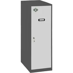 SimonRack Metallschrank Single mini zerlegt 1 Tür ANTHRACITE/WEISS 915x400x500 mm (Höhe x Länge x Breite)