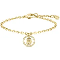 Boss DOUBLE B DIVINE Armkette gold Edelstahl 1580807 Größe 18