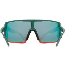 Uvex Sportstyle 235 100% UVA-, B, C Schutz Moss Grapefruit Matt/Red