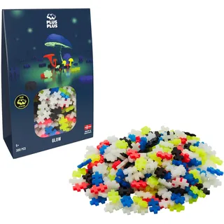 Plus-Plus PLUS PLUS 9603975 - 300 Kreativ Bausteine Nachtleuchtend