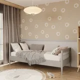 M&S Bett Emilia 90 x 200 cm Kiefer grau