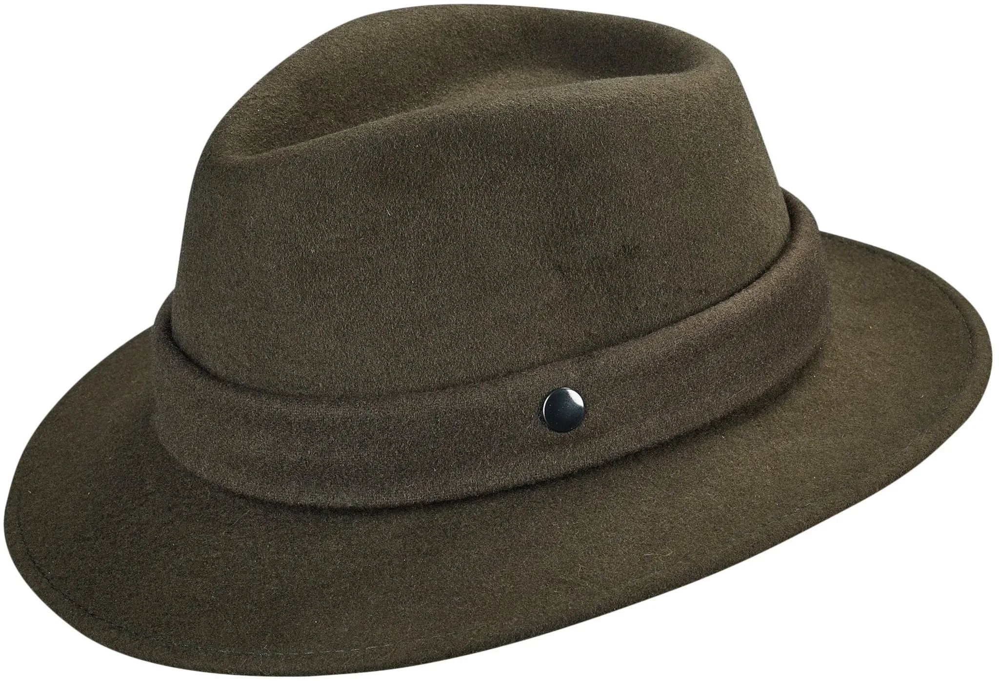 Lodenhut Hut mit Signalband, khaki, 61