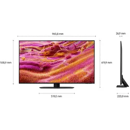 Samsung GQ43QN90F 43" Neo QLED 4K Vision AI Smart TV QN90F