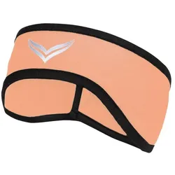 Stirnband TRIGEMA "TRIGEMA Softshell-Stirnband", Herren, Gr. 3, rot (apricot), Kunstfaser, sportlich, Mützen