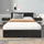 Merax Flieks 140 x 200 cm Schwarz