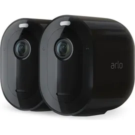 Arlo Kabelloses Sicherheitssystem Pro 3 Black mit 2 HD-Kameras VMS4240B