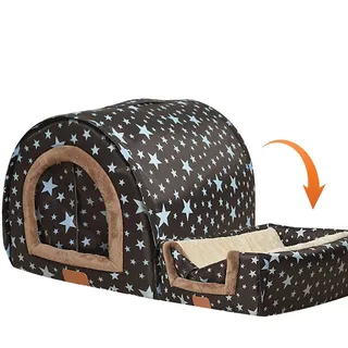 Erhöhte Hundehütten | Isolierte Hundehütte Outdoor | Wetterfeste Hundehöhle | Waschbare Hundehütte | Hundehütte Indoor | Welpenbett Zwinger | Erhöhtes Hundezelt | Belüftetes Hundegehege