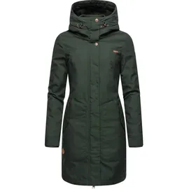 Ragwear Damen warmer Winter Parka Jannisa Intl Dark Olive Gr. L - L