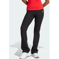 adidas Essentials Small Logo Flared Leggings - Black / White - 2XL