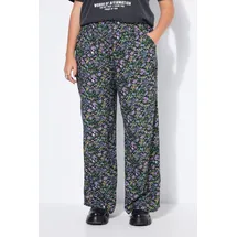 Studio Untold Schlupfhose Palazzohose Wide Legs HighWaist Schwarz 54/56