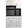 Hti-Living Küchenbuffet Blanca  Grau Weiß