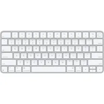 Apple Magic Keyboard mit Touch ID für Mac mit Apple Chip (USB-C), weiß/silber, USB/Bluetooth, US (MXCK3LB/A)