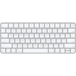 Apple Magic Keyboard mit Touch ID für Mac mit Apple Chip (USB-C), weiß/silber, USB/Bluetooth, US (MXCK3LB/A)