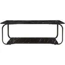 [en.casa] Couchtisch Kolta Schwarz Marmoroptik 120 x 60 x 43 cm