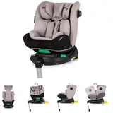 Chipolino Autokindersitz Kindersitz i-Size Olympus, bis: 36 kg, (40-150cm) ISOFIX 360 Grad drehbar Stützbein beige