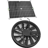 Solar Ventilator, Solarventilatoren Für Den Außenbereich Auf Dem Dachboden Dachlüfter Solaratticfan Großes Wasserdichtes Outdoor Hühnerstall Panel Kit 10 Zoll 100W für Hühnerstall Gewächshaus Schuppen
