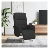 vidaXL Relaxsessel drehbar mit Liegefunktion Polyester 84 x 105 x 84 cm Schwarz
