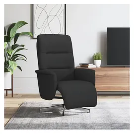 vidaXL Relaxsessel drehbar mit Liegefunktion Polyester 84 x 105 x 84 cm Schwarz