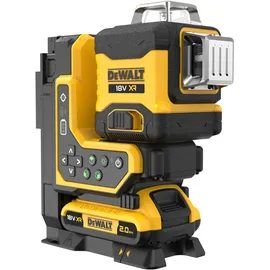 DeWalt Kreuzlinienlaser DCLE34035D1 mit Fernbedienung, 18 V, Reichweite 100 m, 1x Akku 2,0 Ah, Ladegerät
