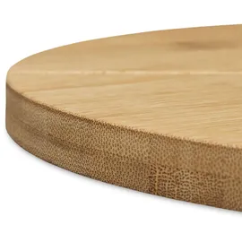 Relaxdays Pizzateller Ø 33 cm braun 1er Set