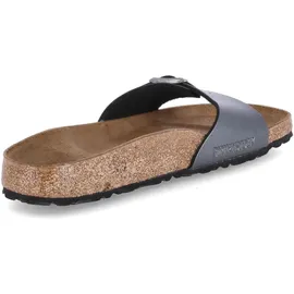 Birkenstock Madrid Birko-Flor schmal schwarz metallic 38