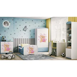raumhirsch furniture Kinderbett Raumhirsch 80 x 180 cm Holzwerkstoff blau