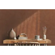 A.S. Création Unitapete Orange rot THE BOS 388266 Vliestapete metallic), 10,05 m x 0,53 m Made in Germany