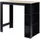 [en.casa] Bartisch Danderyd 120 x 60 x 106 cm Schwarz/Eicheoptik