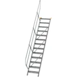 Günzburger MUNK Aluminium-Treppe Stufen 45° 13 Stufen