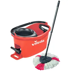 Vileda Turbo Box Colors Coral| Komplettset | Turboschleuder | für alle Böden geeignet
