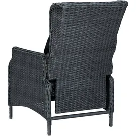 vidaXL Garten-Essgruppe 7-tlg. dunkelgrau 3060137