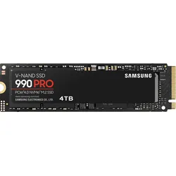 SAMSUNG interne SSD "990 PRO", schwarz, 4TB, Festplatten