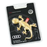 Audi 000087009AS Duftgecko Goldoptik Lufterfrischer aromatisch-zimtig, Gelb